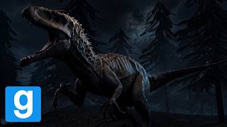 THE INDOMINUS REX IS TERRORIZING US! - Gmod Hide &amp; Seek