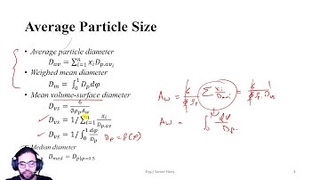 Mechanical Unit Operations | Sec 2 - Properties of Particulate Solids