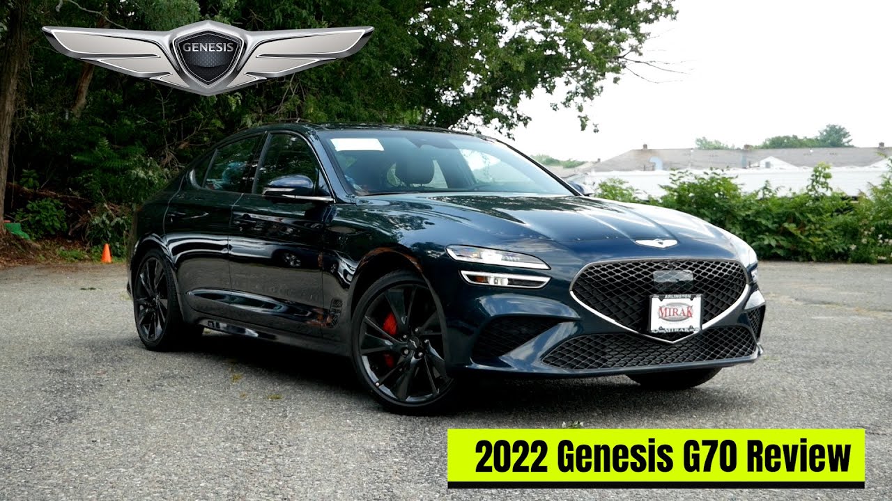 2022 Genesis G70 Sport Prestige Review Walk Around and Test Drive