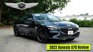 2022 Genesis G70 Sport Prestige Review  Walk Around and Test Drive