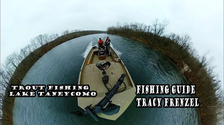 Trout fishing on Lake Taneycomo with fishing guide...