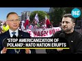 Poland not cannon fodder protesters fume at nato nations support to ukraine  watch
