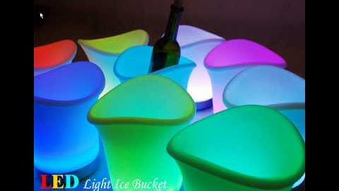 $44.75 AUD $31.04 US LED Color Changing Ice Bucket