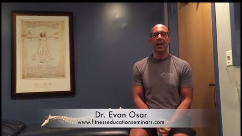 Exercises for clients with chronic low back pain with Dr. Evan Osar