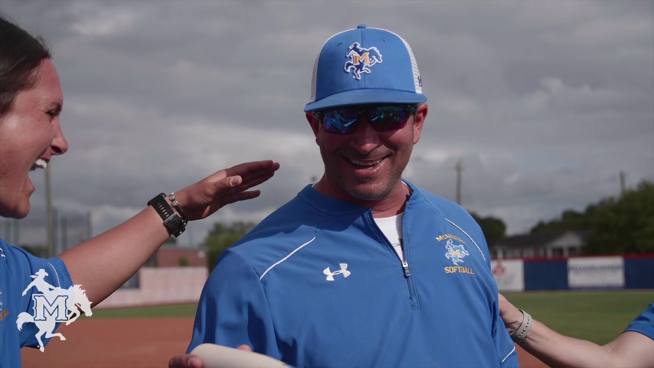 McNeese Softball James Landreneau's 100th Career Win YouTube