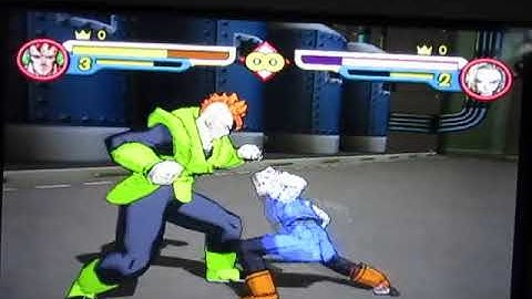 Dragon Ball Z Budokai 2(Gamecube)-Android 16 vs Android 18