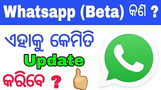 how to update whatsapp beta version - By Odia Tech Mind screenshot 1