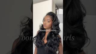 GRWM bombshell curls #grwm #grwmhair