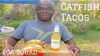 Living In A Minivan | Catfish Tacos | First Camping Meal 2023