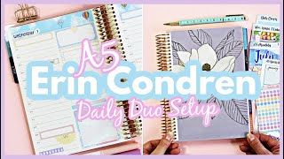 *** 2022 *** New Erin Condren A5 Daily Duo || Planner Set Up