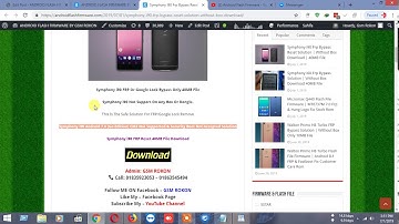 Symphony i90 Frp Bypass Reset Solution | Without Box Download | 40MB File