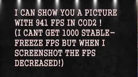 Best CoD2 FPS CFG || Free Download ||