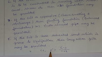 Foundation Engineering | Assignment Important Questions Answer Discussion | Part 02 | BEU Patna