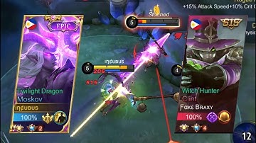 TOP GLOBAL MOSKOV VS BUFFED CLINT (FAKE BRAXY)! THIS IS WHY MOSKOV IS STILL THE BEST MARKSMAN! MLBB