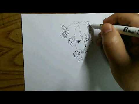 １発描き 武装女子