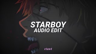 starboy - the weeknd ft. daft punk | edit audio