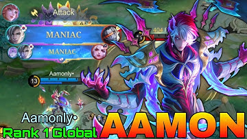 2x MANIAC Aamon Deadly Carry - Top 1 Global Aamon by Aamonly• - Mobile Legends 