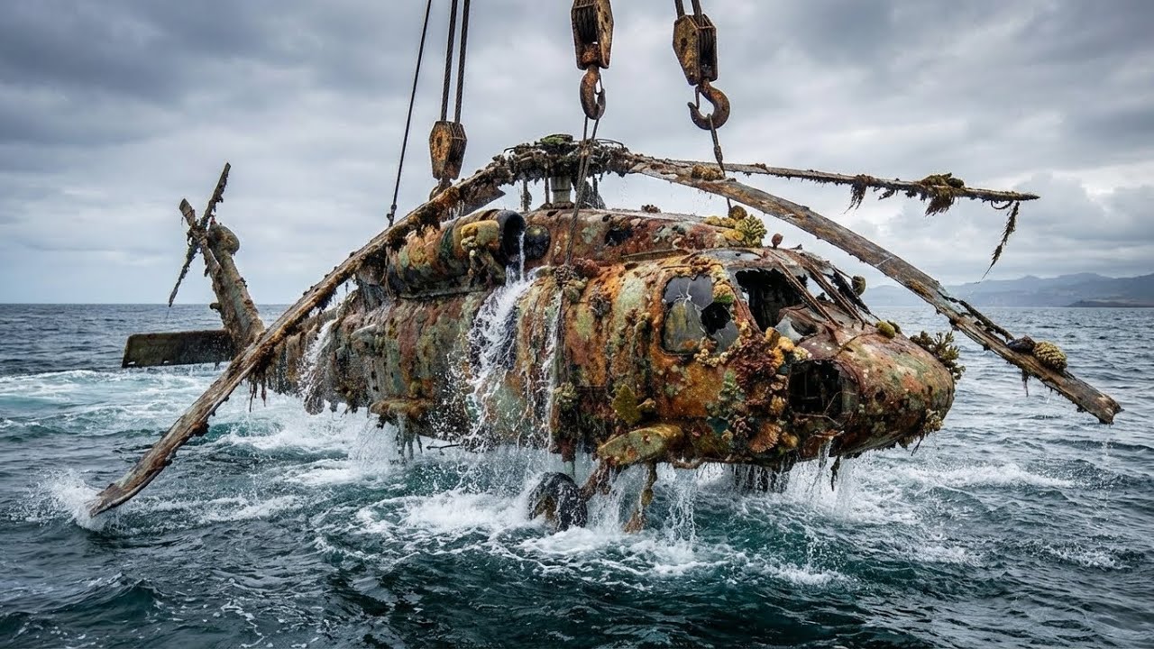 We Pulled a Lost Helicopter from the Ocean… Then We Discovered What Was Inside