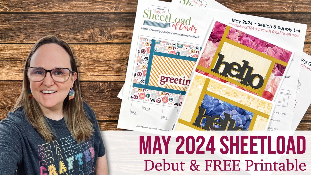 Get Your FREE May 2024 SheetLoad of Cards Printable! A Fractured Card Alternative