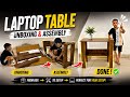 Desk Setup Upgrade 🚀 | Laptop Table Unboxing & Time-Lapse : Wudyhub Laptop Table ,Under 2K