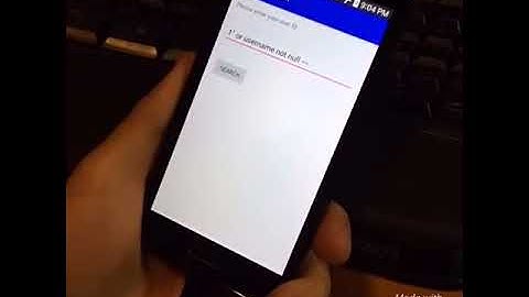 SQL injection demo with Android and SQLite