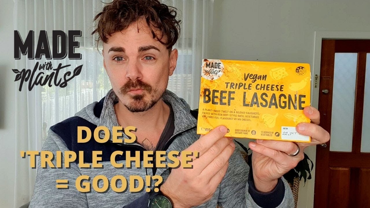 Made with Plants Vegan TRIPLE CHEESE Lasagna   Taste Test
