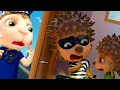 Little Cop Chasing Thorny and Friends | Funny Animation for Kids | Dolly and Friends 3D