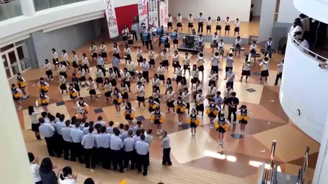 駒苫吹奏楽局から駒苫野球部へサプライズ応援（平成２６年６月２４日）