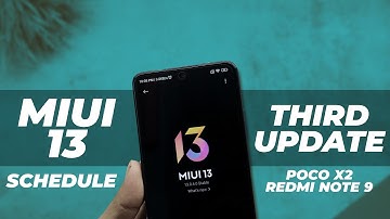MIUI 13 Third Batch Update Schedule For Redmi,POCO & Xiaomi Devices | MIUI 13 Last Update Schedule