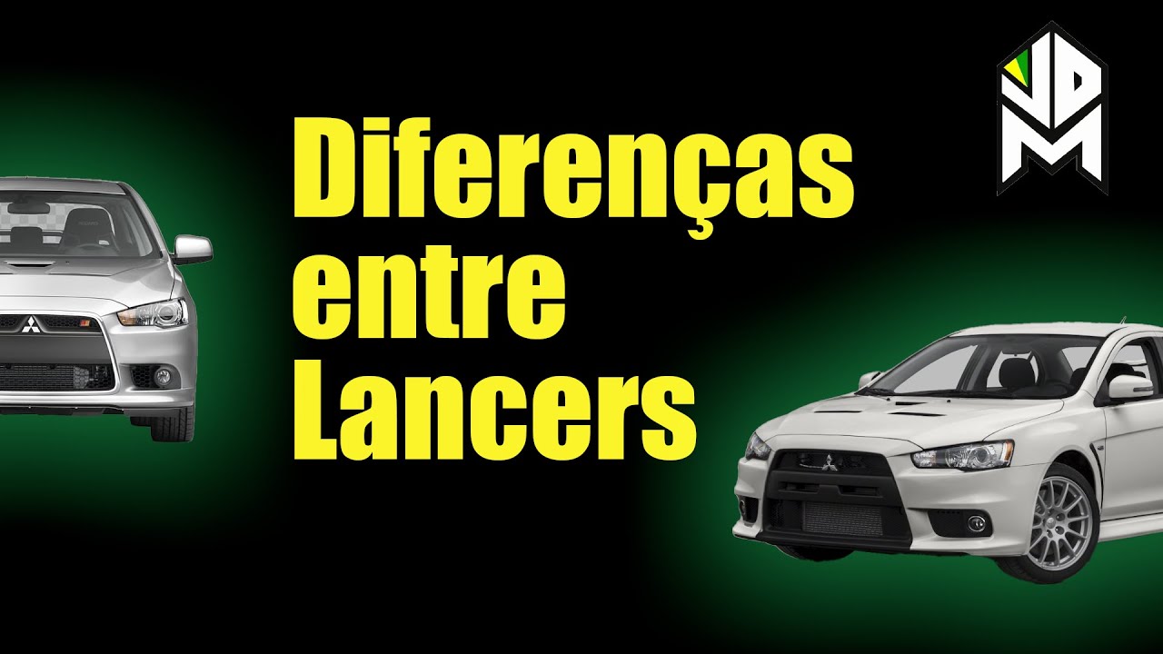 Qual a diferença entre Lancer CVT, Lancer MT, Lancer Ralliart e Lancer ...