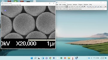 How to calculate particle size from SEM image using ImageJ software