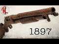 Old and ruined winchester 1897 restoration  gun restoration