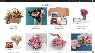 Đồ án 2022 - Website bán hoa php thuần -  Show sản phẩm theo danh mục hiển thị trang chủ