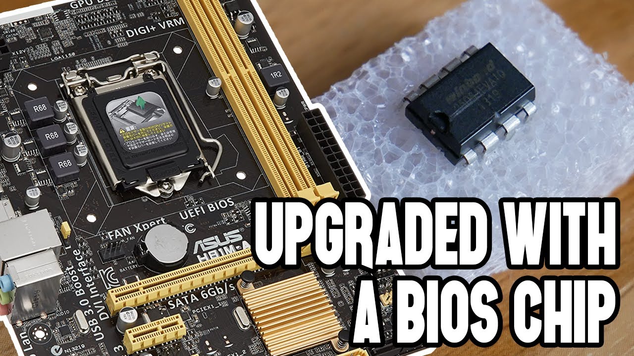 I Upgraded an Old Motherboard with a BIOS Chip Trick - YouTube