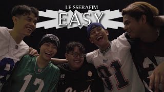 [KPOP IN PUBLIC / ONE TAKE] LE SSERAFIM 'EASY' (GUYS VER) | DANCE COVER | NEVRENDZZ FROM SINGAPORE