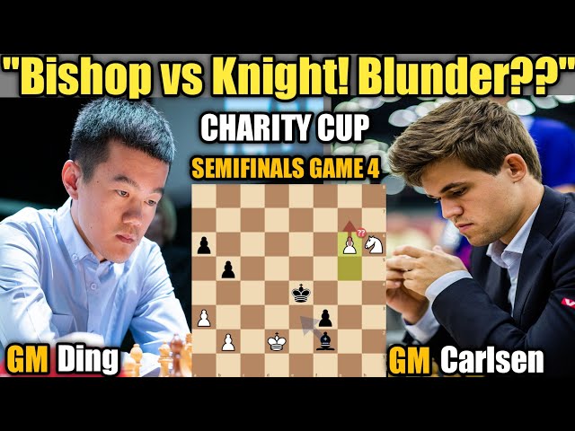 Ding Liren Vs Magnus Carlsen • Charity Cup (2022) 