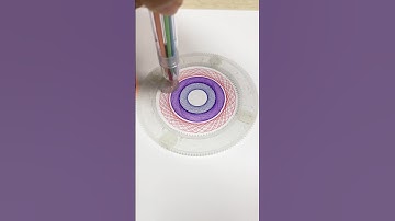 Mesmerizing Circle Art #spirograph #relaxing #satisfying #shorts