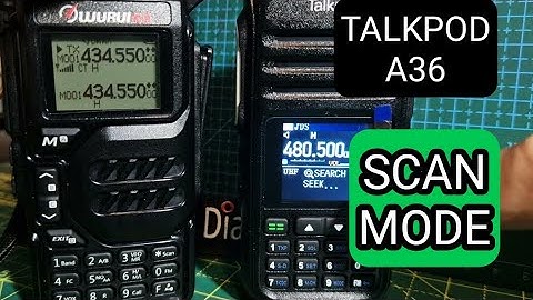 TALPOD A36 , SCAN VFO/MEMORY also Frequency Scanner