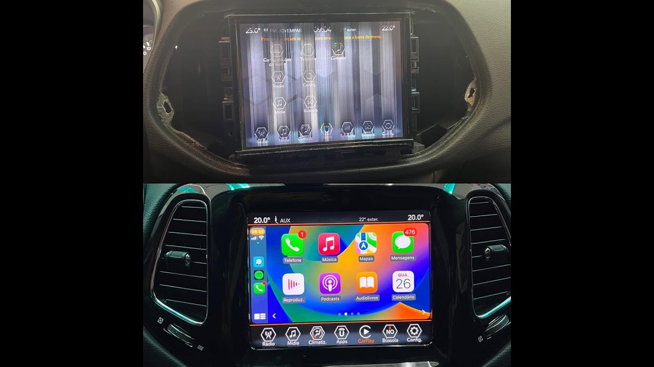 Jeep Compass | Reparo Multimidia Original - ArtsomAuto