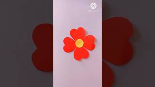 Paper Flower making idea #papercraft #diy #shorts #youtubeshortsfeed