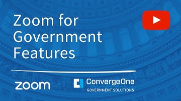 Zoom for Government Features | ConvergeOne Government Solutions