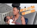 A DAY IN THE LIFE WITH A NEWBORN | 5 WEEKS OLD | MOMMY VLOG