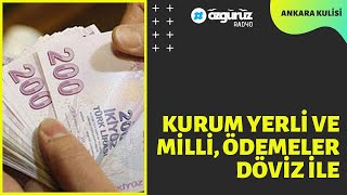 Kurum yerli ve milli, ödemeler döviz ile