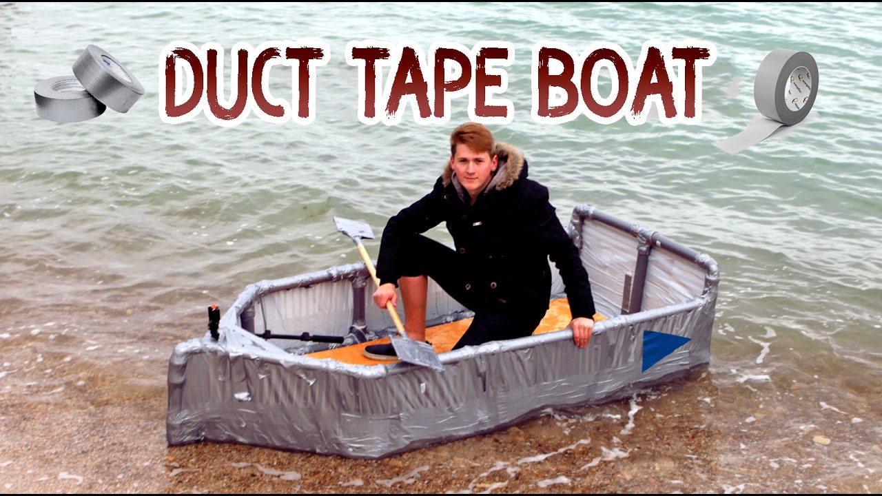WOW! DUCT TAPE BOAT | Unique And Interesting Boat | DIY - YouTube