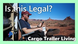 Legally living FULL-TIME in our Cargo Trailer Conversion by Tiny House Ventures 5,719 views 1 year ago 10 minutes, 44 seconds