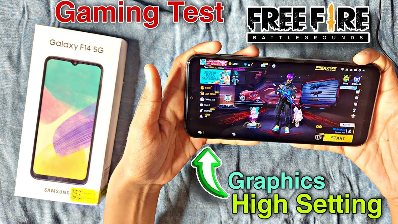 Samsung F14 5G Free Fire Test | samsung f14 5g gaming test - free fire ...