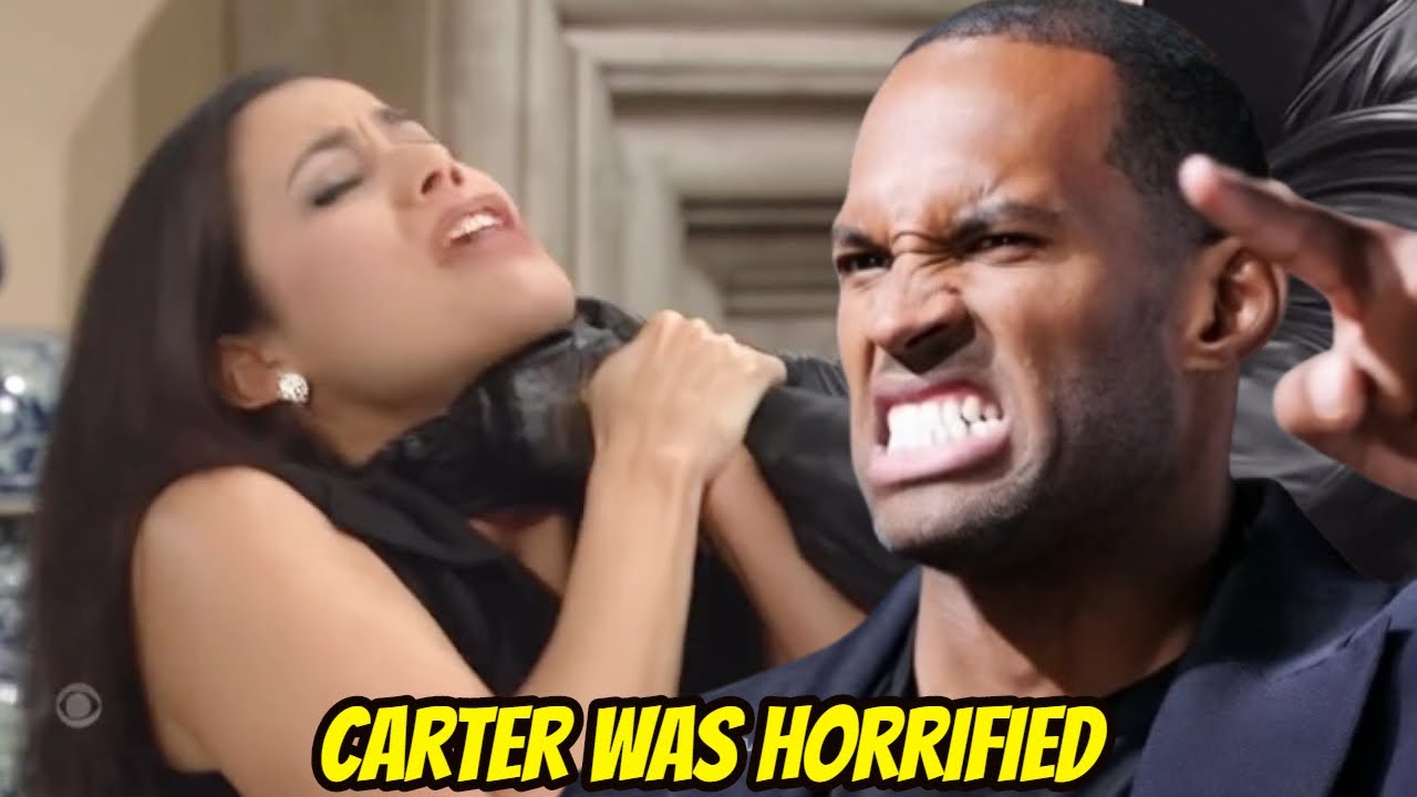 Carter was horrified and terrified when he discovered Daphne's true identity Bold and The Beautiful