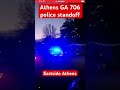 Athens GA Police Chase/Standoff in hallmark near East Athens 30 cars deep #athensga #706 #hoodlife