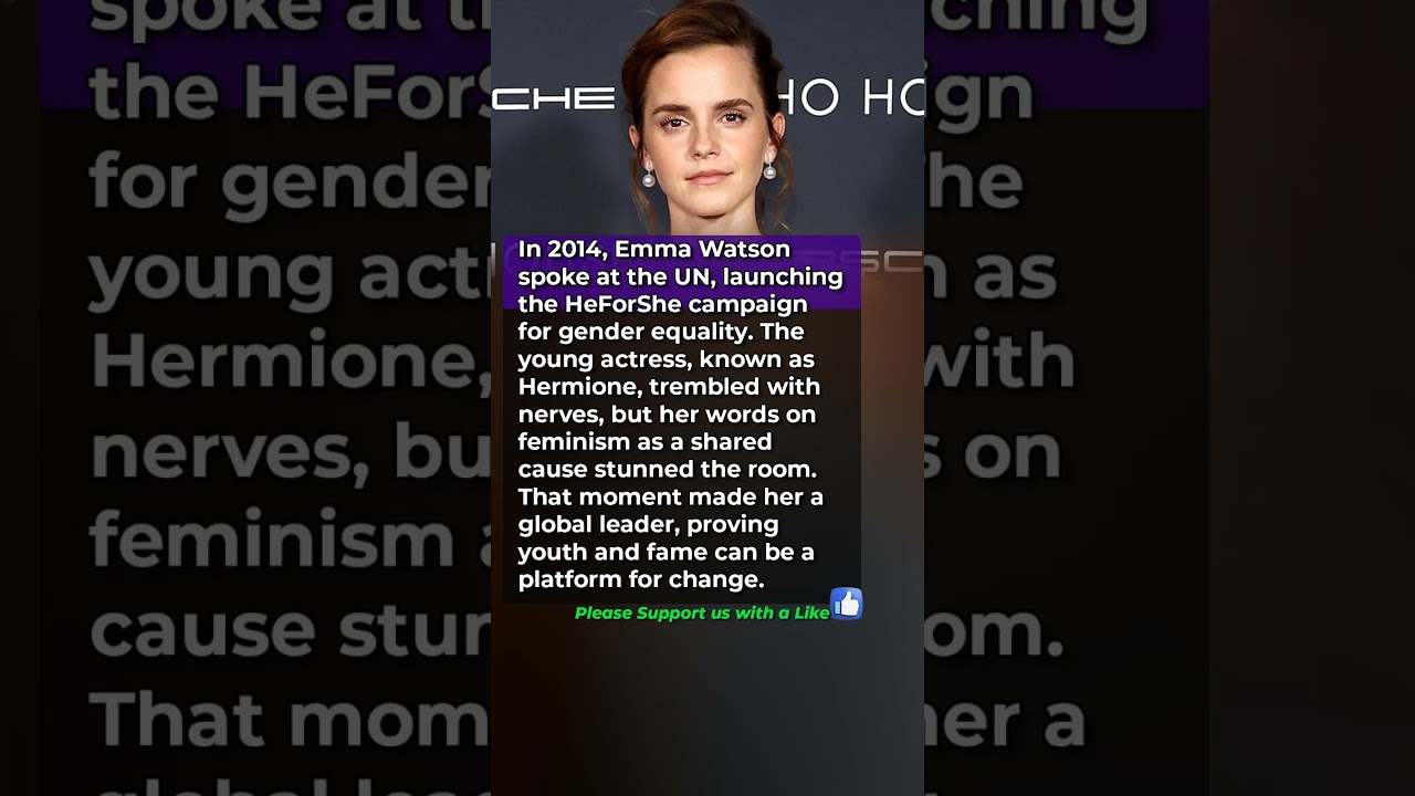 Emma Watson A Voice for Equality