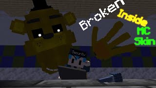 FNF Inside MC Skin (Golden Freddy vs Boyfriend) Broken Inside OST